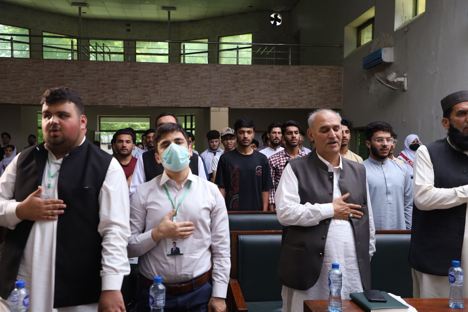 Umeed Pakistan volunteers working together in a community initiative